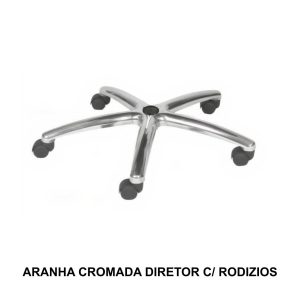 Acessórios para Cadeiras Aranha Diretor CROMADA - 98805
