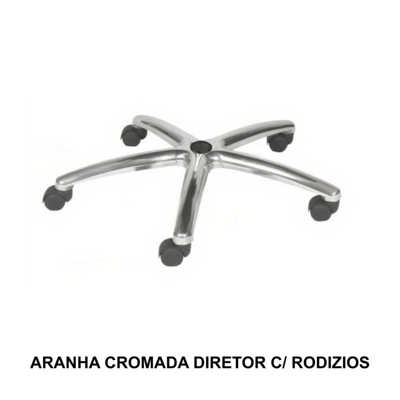 Acessórios para Cadeiras Aranha Diretor CROMADA - 98805