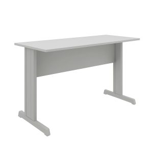 Mesa Escritório 1,20x0,60m - Sem Gavetas - JOB - CINZA/CINZA - 43099