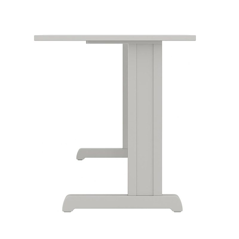 Mesa Escritório 1,20x0,60m - Sem Gavetas - JOB - CINZA/CINZA - 43099