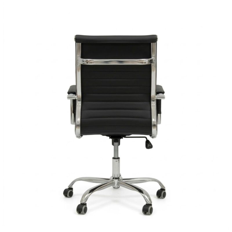 Cadeiras Escritório Cadeira de Escritório Diretor LONDON Giratória - Corino Preto - 31094