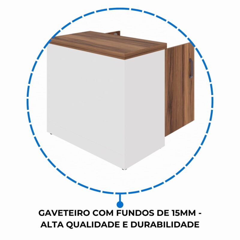 Móveis de Madeira Armário Baixo com 02 Portas – 0,80×0,74×0,45m NOGAL SEVILHA/BRANCO – 34311 Móveis de Madeira Armário Baixo com 02 Portas – 0,80×0,74×0,45m NOGAL SEVILHA/BRANCO – 34311