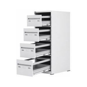Arquivo de Aço 4 Gavetas para Pasta Suspensa com Chave Linha Aço Chapa 22 -18020