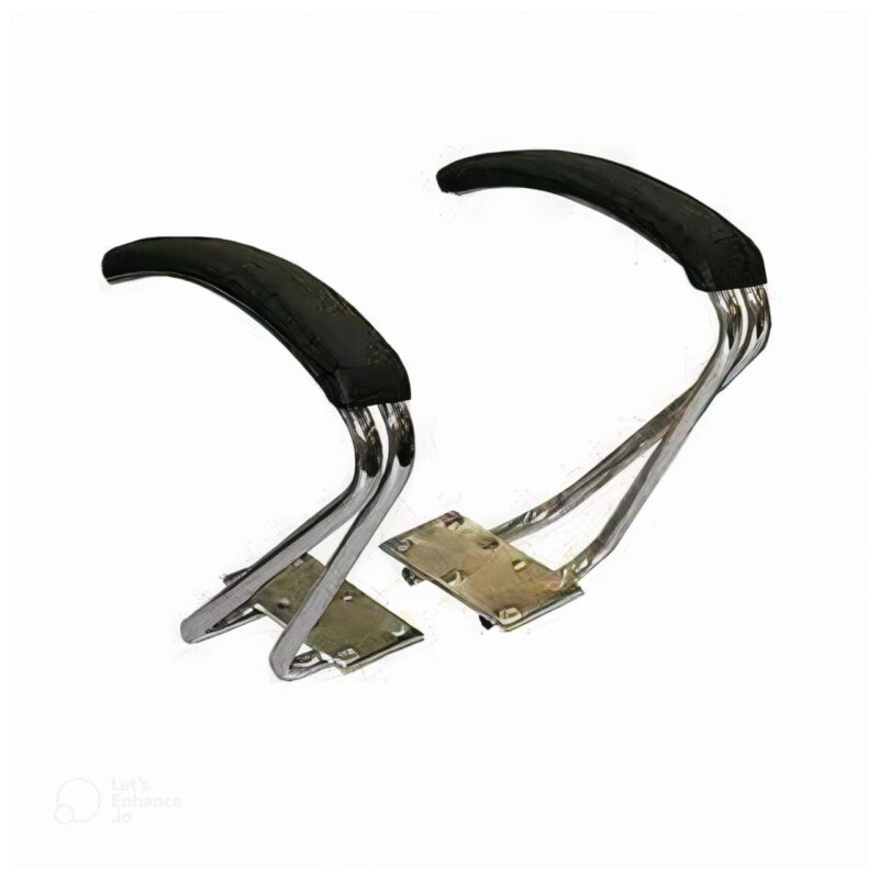 Cadeiras Escritório Cadeira Presidente ALTA Costurada - Base e Braço CROMADO - Corino Preto - 35103