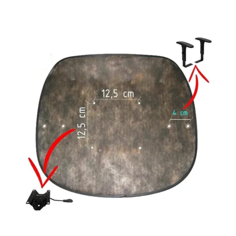 Cadeiras Longarinas para Recepção Longarina SECRETÁRIA 03 Lugares - Cor PRETA - Pollo Móveis - 33003