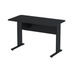 Mesa Escritório 1,20x0,60m s/ Gavetas - Cor Preto - JOB - 43333