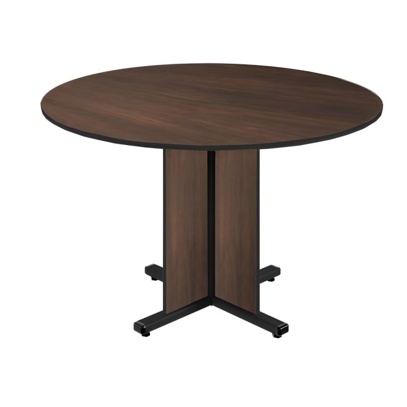 Móveis de Madeira Mesa Escritório REDONDA -1,20m - MARSALA - 45110