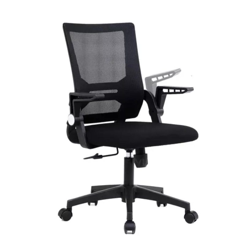Cadeiras Escritório Cadeira de Escritório Diretor Tela DUNA braço ajustável - Cor Preto - 34027