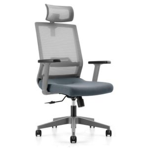 Cadeira Escritório Presidente Tela VOLT - Cor Cinza - 30091