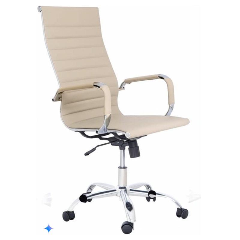 Cadeiras Escritório Cadeira Presidente Charles Eames Esteirinha NUDE - Pollo Móveis - 32992