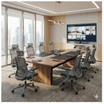 Cadeiras Escritório Cadeira Escritório Presidente Tela VOLT Frisokar- COR CINZA - 30091