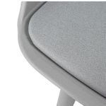 Cadeiras Escritório Cadeira Interlocutor MARCELA Polipropileno - COR CINZA - Pollo Móveis - 37013