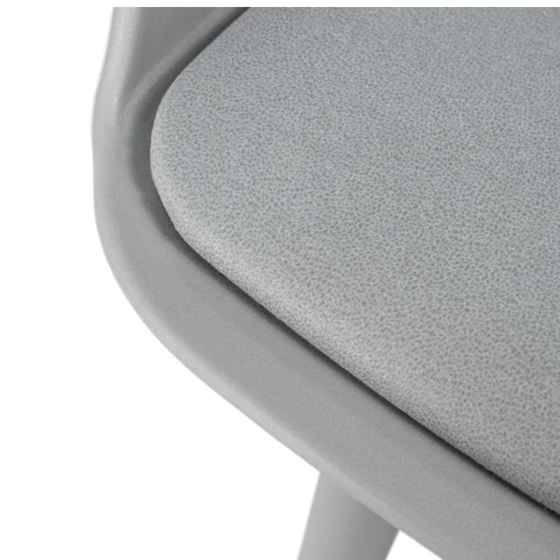 Cadeiras Escritório Cadeira Interlocutor MARCELA Polipropileno - COR CINZA - Pollo Móveis - 37013