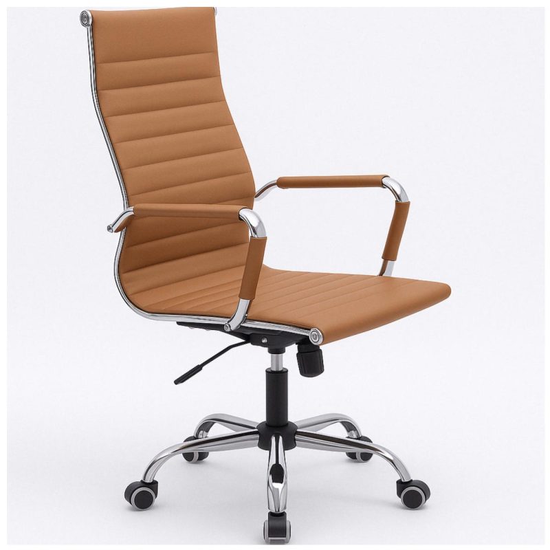 Cadeiras Escritório Cadeira PRESIDENTE Charles Eames Esteirinha - Cor CARAMELO - 32885 Cadeiras Escritório Cadeira PRESIDENTE Charles Eames Esteirinha - Cor CARAMELO - 32885