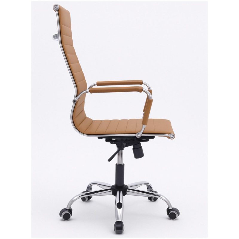 Cadeiras Escritório Cadeira PRESIDENTE Charles Eames Esteirinha - Cor CARAMELO - 32885 Cadeiras Escritório Cadeira PRESIDENTE Charles Eames Esteirinha - Cor CARAMELO - 32885