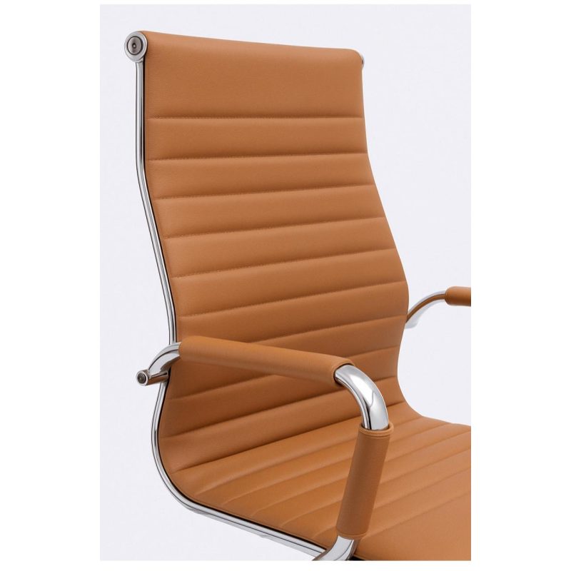 Cadeiras Escritório Cadeira PRESIDENTE Charles Eames Esteirinha - Cor CARAMELO - 32885 Cadeiras Escritório Cadeira PRESIDENTE Charles Eames Esteirinha - Cor CARAMELO - 32885