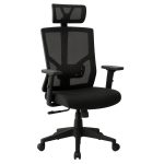 Cadeiras Escritório Poltrona Presidente Tela ORION Syncron Giratória - Cor Preto - 32944