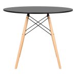 Outros Mesa Residencial Redonda EIFFEL 0,90M - PRETO - 45112