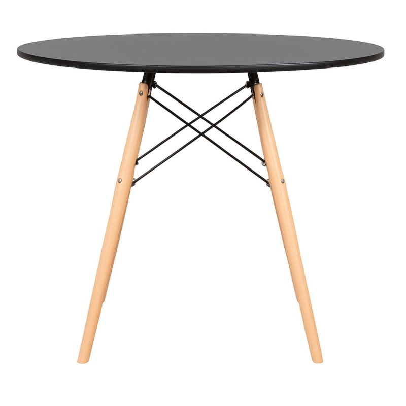 Outros Mesa Residencial Redonda EIFFEL 0,90M - PRETO - 45112