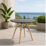 Outros Mesa Residencial Redonda EIFFEL 0,90M - PRETO - 45112