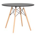 Outros Mesa Residencial Redonda EIFFEL 0,90M - PRETO - 45112