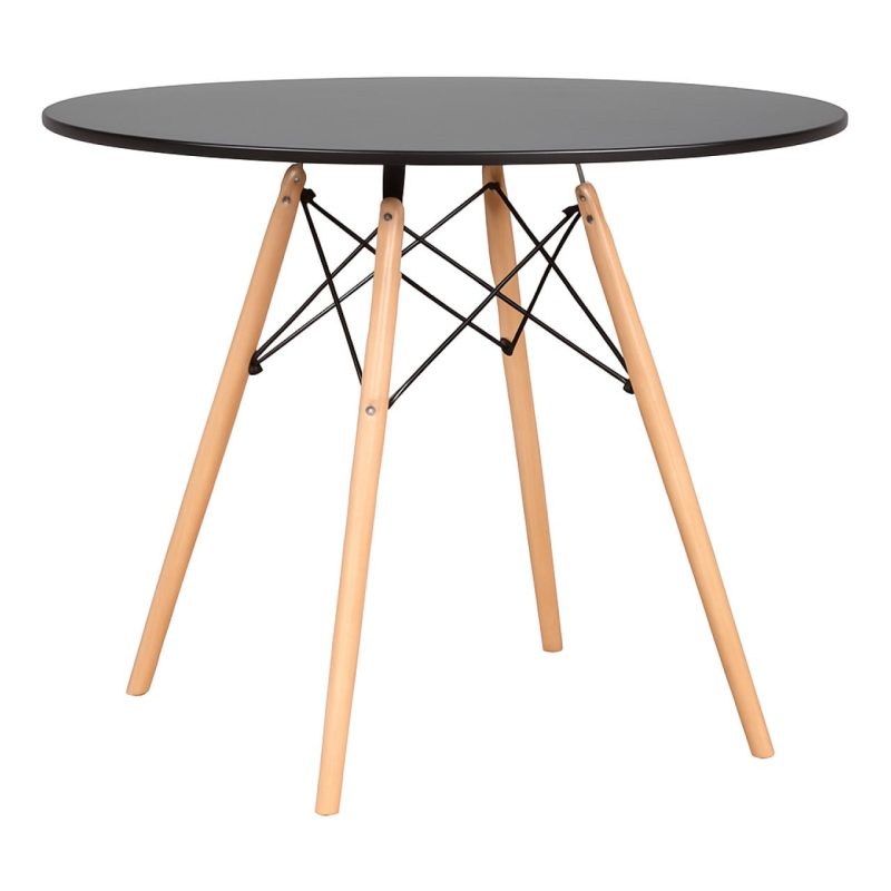 Outros Mesa Residencial Redonda EIFFEL 0,90M - PRETO - 45112