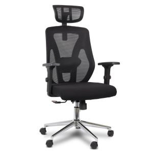 Cadeiras Escritório Cadeira Presidente Tela MK-4010 - MAKKON - COR PRETO - 30029