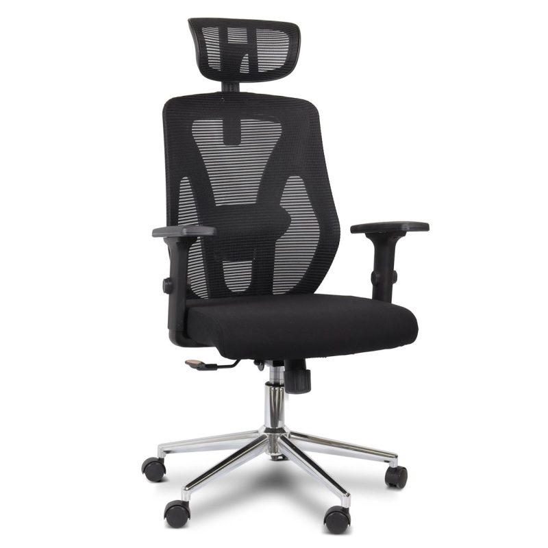 Cadeiras Escritório Cadeira Presidente Tela MK-4010 - MAKKON - COR PRETO - 30029
