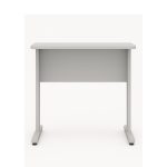 Mesa Escritório 0,80x0,60m - JOB - CINZA/CINZA - 43087