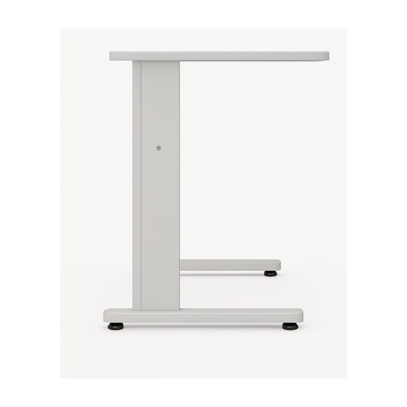 Mesa Escritório 0,80x0,60m - JOB - CINZA/CINZA - 43087