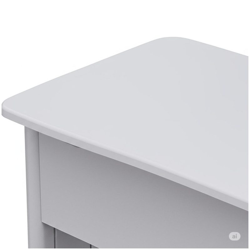 Estação de Trabalho 1,40x1,40m com 02 Gavetas - JOB - CINZA / CINZA - 43019