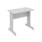 Mesa Escritório 0,80x0,60m - JOB - CINZA/CINZA - 43087