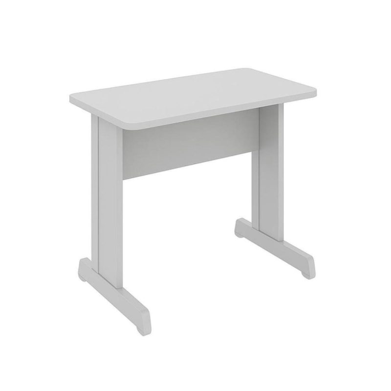 Mesa Escritório 0,80x0,60m - JOB - CINZA/CINZA - 43087