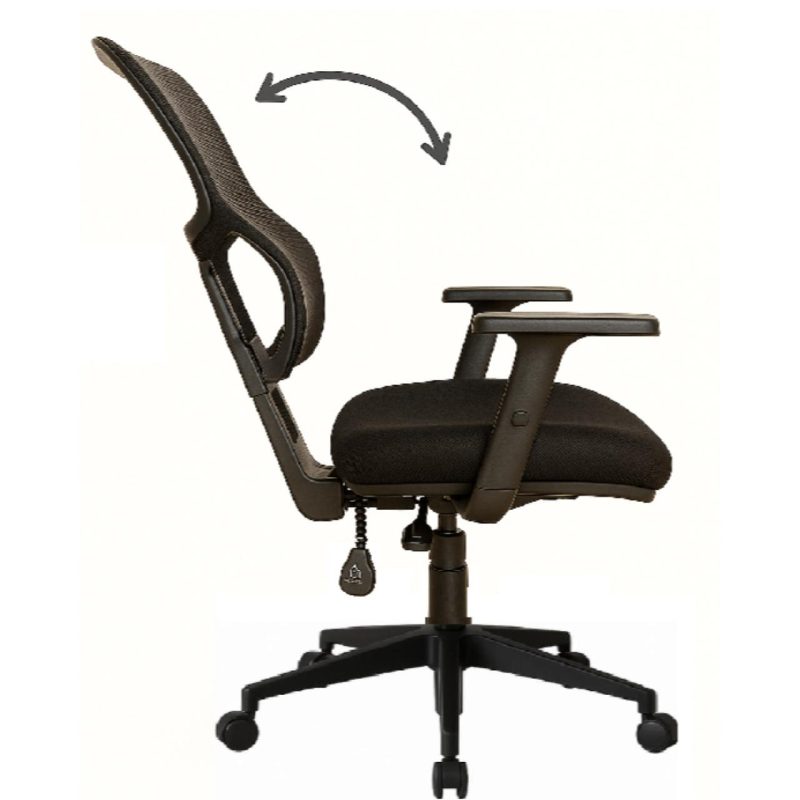 Cadeiras Escritório Cadeira de Escritório Tela PRYUS Back System - Cor Preto - 20099