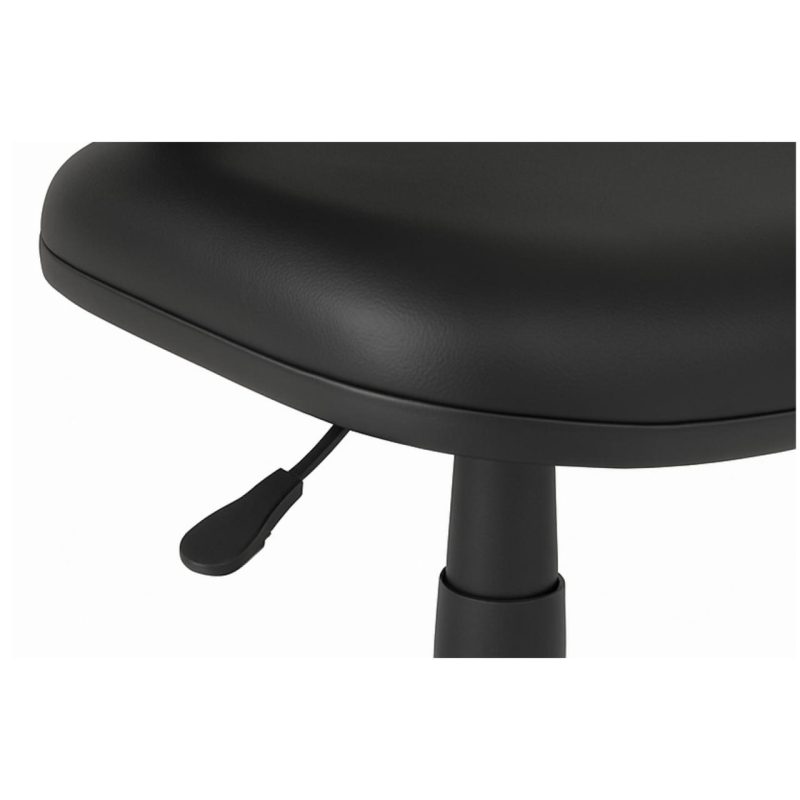Cadeiras Escritório Cadeira Executiva LISA Giratória Sem Braços - Corino Preto - 31000