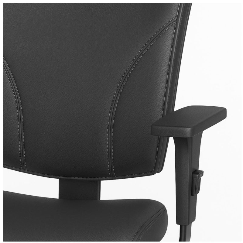 Cadeiras Escritório Cadeira B-ONE Giratória com Braços Reguláveis - Corino Preto - 31009