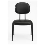 Cadeira Secretária 04 pés - Cor Preto - PMD - 31102 Cadeira Secretária 04 pés - Cor Preto - PMD - 31102