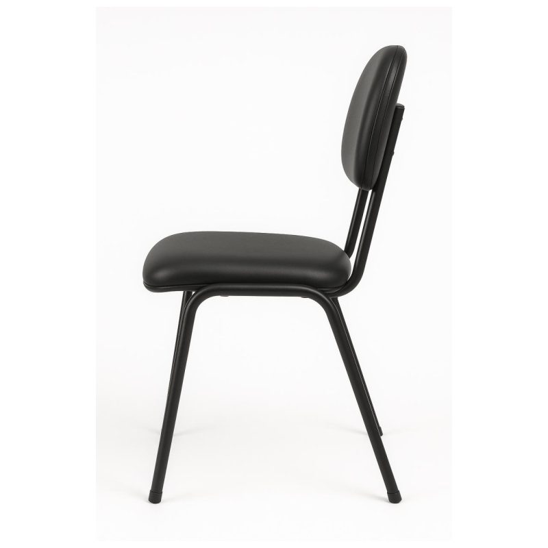 Cadeira Secretária 04 pés - Cor Preto - PMD - 31102 Cadeira Secretária 04 pés - Cor Preto - PMD - 31102