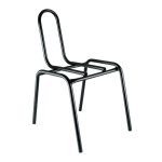 Cadeira Secretária 04 pés - Cor Preto - PMD - 31102 Cadeira Secretária 04 pés - Cor Preto - PMD - 31102