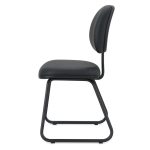 Cadeira Executiva LISA Base Trapézio - Corino Preto - 31030