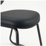 Cadeira Executiva LISA Base Trapézio - Corino Preto - 31030