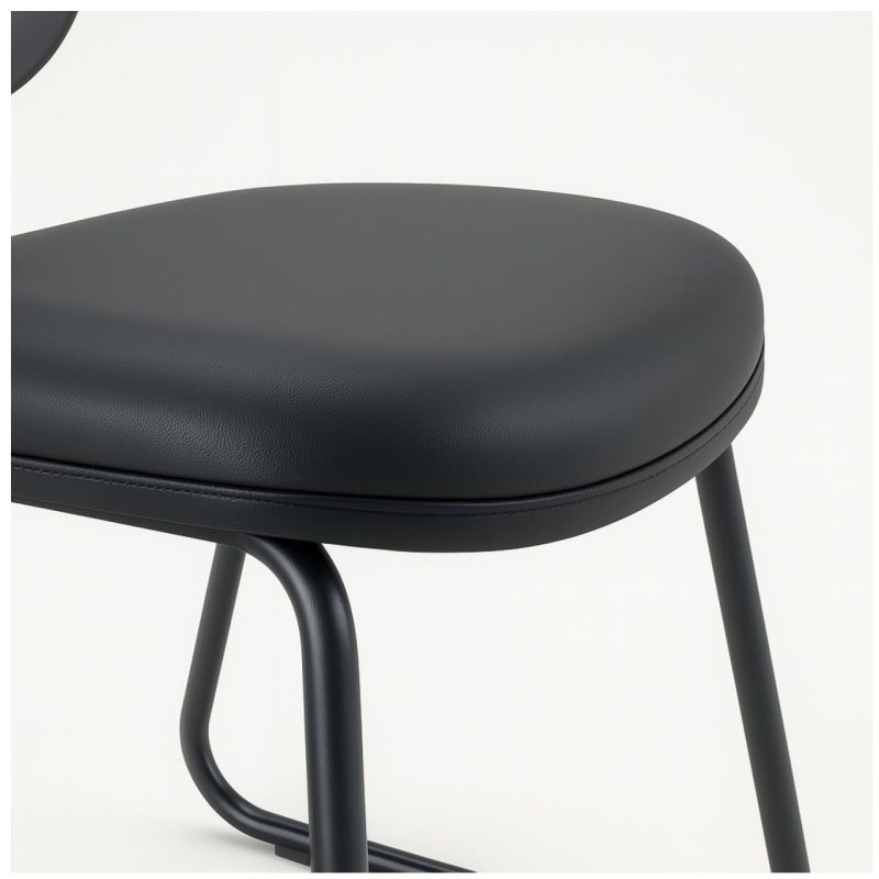 Cadeira Executiva LISA Base Trapézio - Corino Preto - 31030