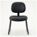 Cadeira Executiva LISA Base Trapézio - Corino Preto - 31030