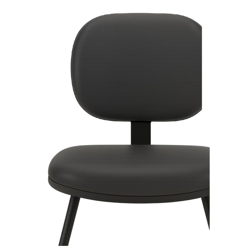Cadeira Executiva LISA Base em "S" - Corino Preto - 31013