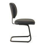 Cadeira Executiva LISA Base em "S" - Corino Preto - 31013