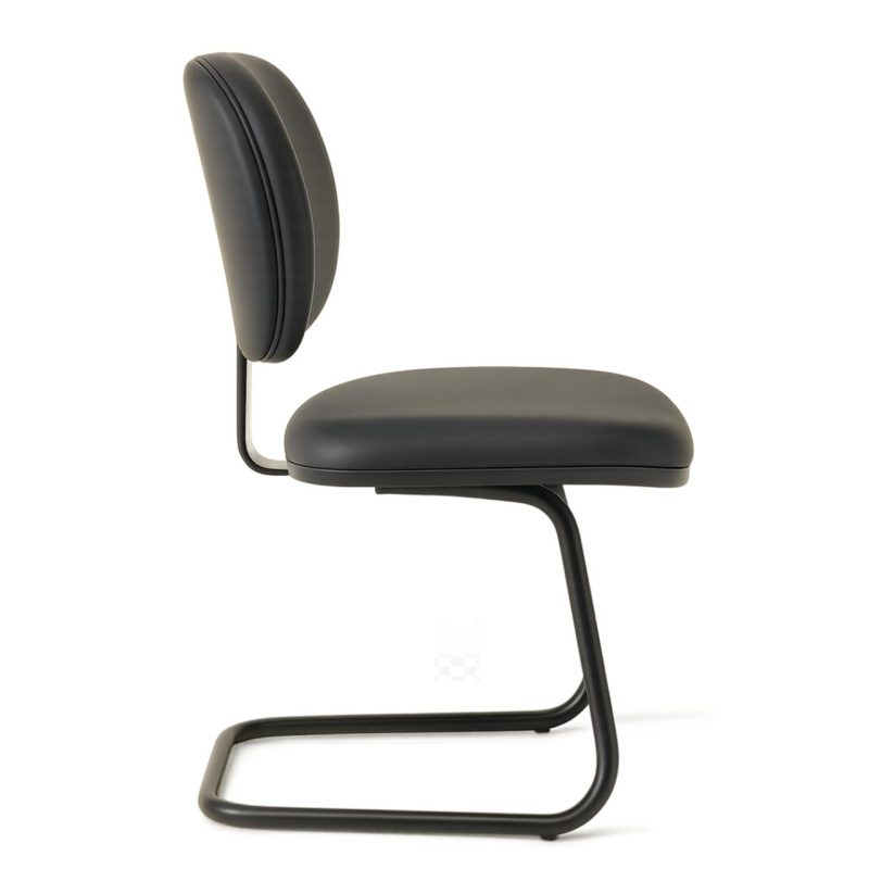 Cadeira Executiva LISA Base em "S" - Corino Preto - 31013