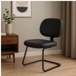 Cadeira Executiva LISA Base em "S" - Corino Preto - 31013