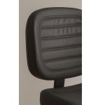 Cadeira Executiva Costurada Base em "S" PRETA - Corino Preto - 31014