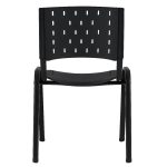 Cadeiras Escritório Cadeira Plástica REALPLAST 04 pés-Plástico Preto (Polipropileno) - 31201