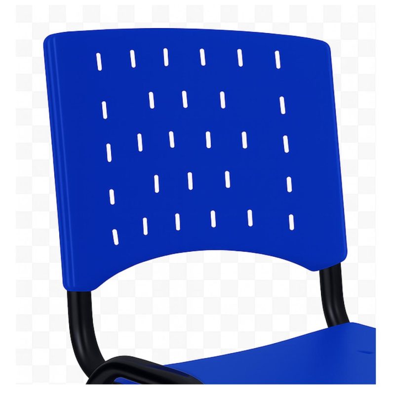 Cadeiras Escritório Cadeira Plástica REALPLAST 04 Pés - AZUL - (Polipropileno) - 31205